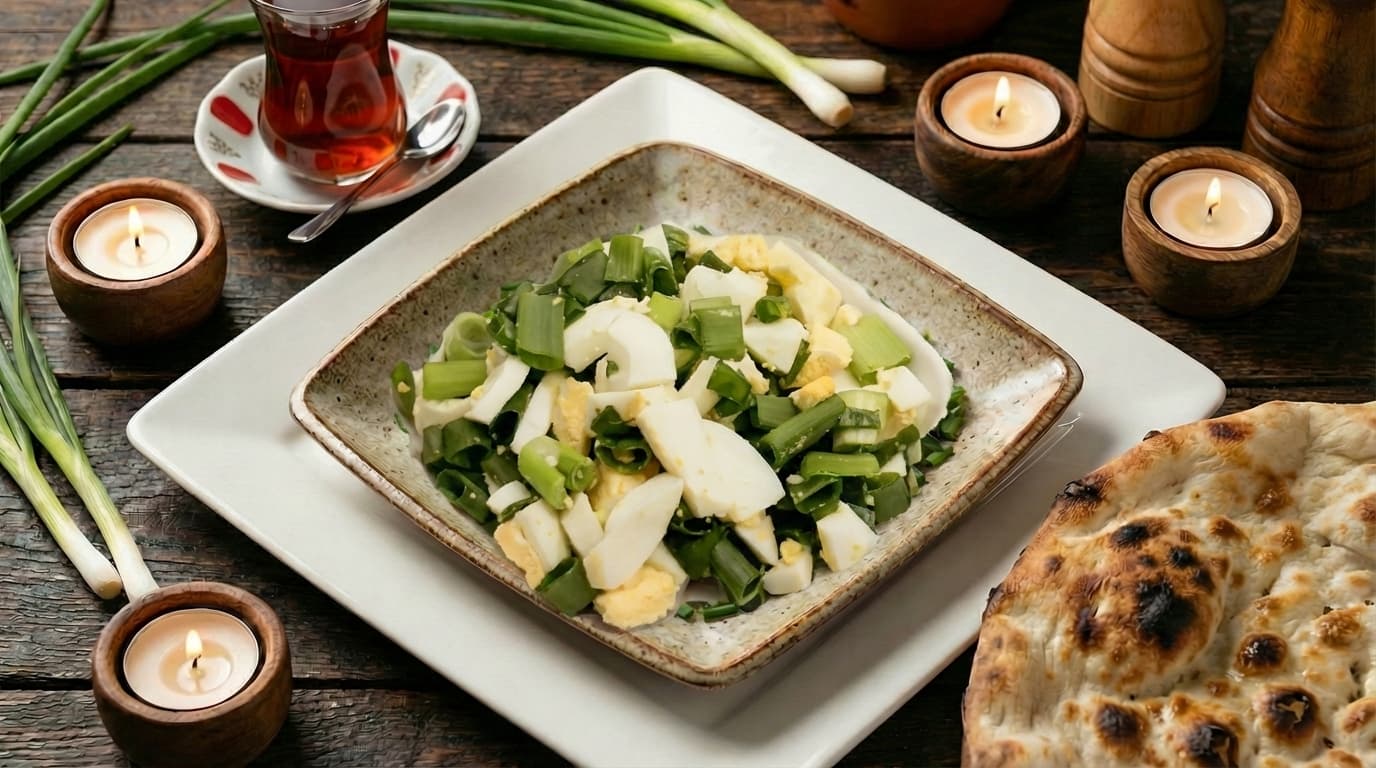 Basle am Behe—Chives with Eggs