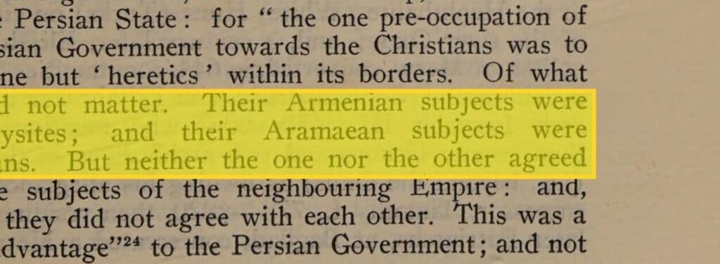 Nestorian Aramean Subjects