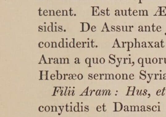 Syrians Come From Aram